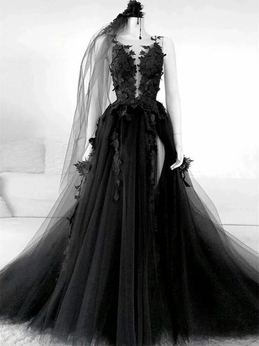 Gothic vintage black - black, wedding