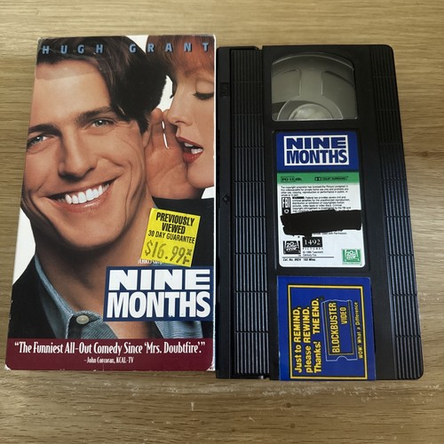 Nine months vhs tape 1995 - vhs,