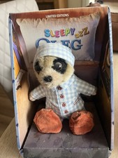 Sleepy Oleg Meerkat Toy Boxed