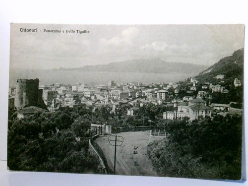 Chiavari panorama golfa - chiavari., e