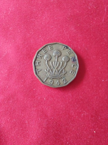 1942 george three pence - george,