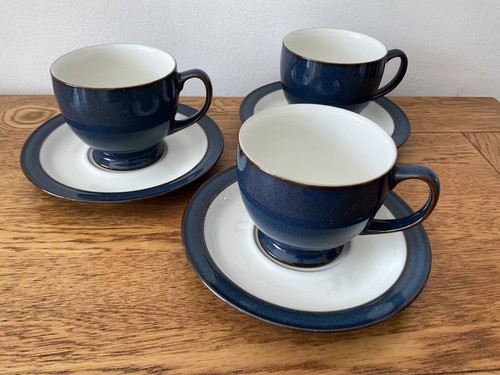 Denby boston blue cups - ,