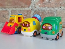 Vtech Toot Toot Drivers Bundle - Dustbin Lorry, Cement Mixer & Bulldozer