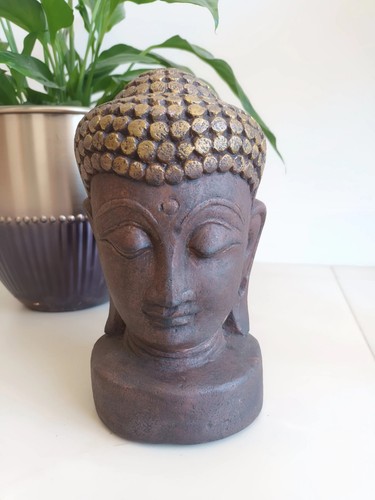 Thai buddha head sculpture - head,