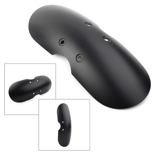 Matte black front fender - black,