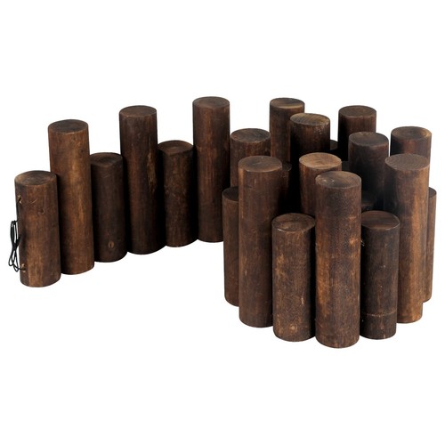 Worth wooden log rolls garden - worth,