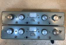 Pair, Preamp, Valve Amplifier Vintage Studio. Mic / Line Use. Microphone.