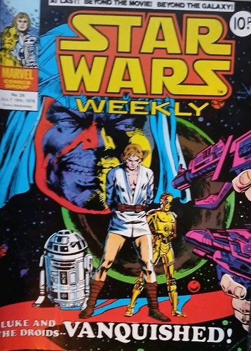 Star wars weekly comic - star,