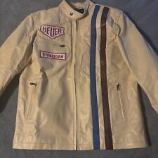 Le Mans Steve McQueen real leather jacket  xl