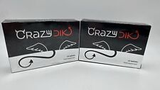 2-Pack Crazy DIK Tablets for Men - 10 Tabs Each - Energy & Evening Boost