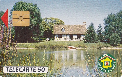 Very rare telecard gites - 50.,