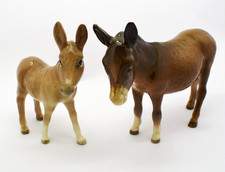 Beswick Donkey Pair Foal 2110