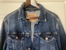 REPLAY Mens Denim Jacket UK 40