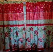 Lined Pencil Pleat Floral