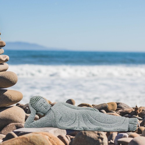 Thai sleeping buddha statue - buddha,