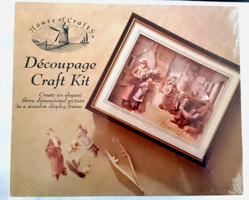 House crafts decoupage kit - decoupage,