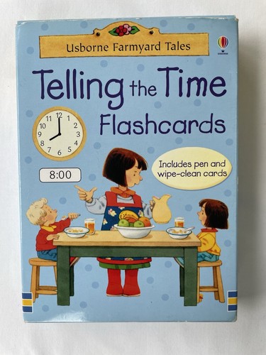 Telling the time flashcards - telling,