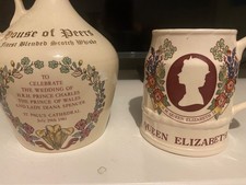 2 x Mason's Commemorative tankard/ jug