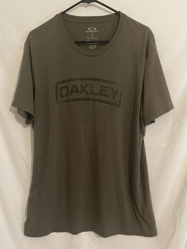 Oakley men gray graphic logo - graphic,