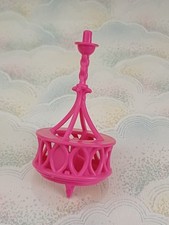 Barbie Dream House 2015 Replacement Part Pink Chandelier