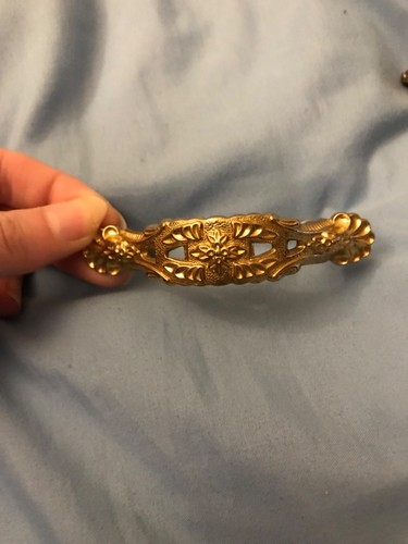 Vintage brass drawer handles - vintage,