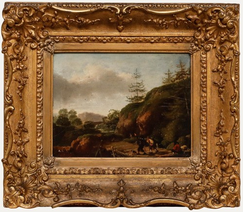 Framed 18th century oil - 18th,