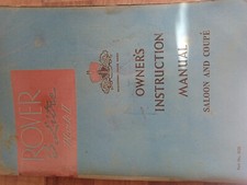 Rover P5 habdbook for 3 litre