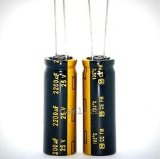 2200uF 25v  Panasonic  FM