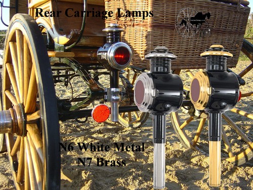 Horse carriage lamp - lamp, rear