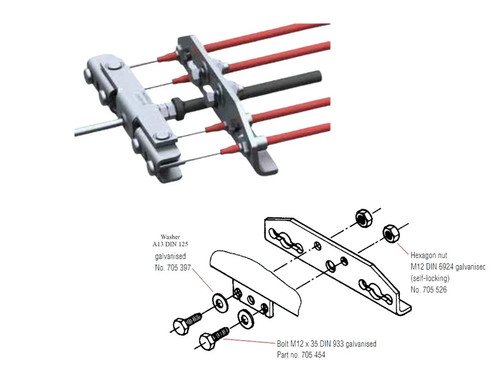 Tandem balance bar - balance, axle