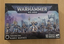 Warhammer 40k Games Workshop Thousand Sons Rubric Marines Miniatures Set of 10