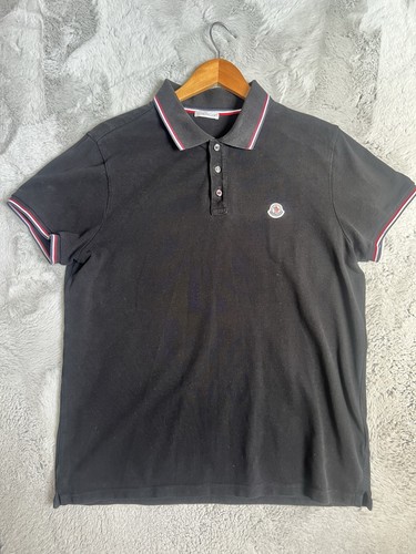 Moncler piquet polo shirt - moncler, xl