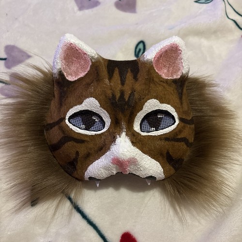 Therian tabby cat mask - tabby,