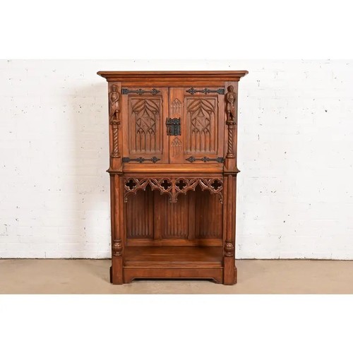 Antique belgian gothic revival - belgian,