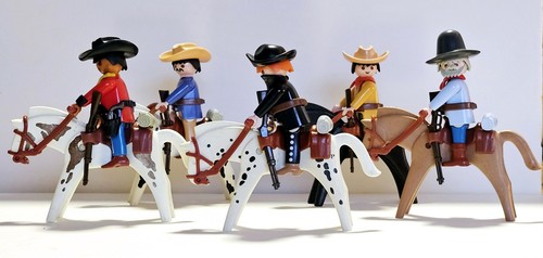 Playmobil cowboys with - with, western