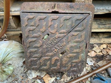 CAST IRON GAS INSPECTION DRIVEWAY BOX METER COVER  16 inch Frame 12 inch Lid