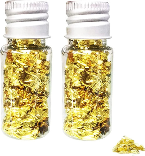 Edible gold leaf flakes 2 - edible,