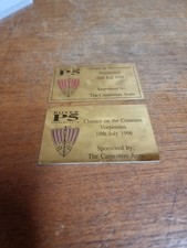 Vintage Rover P5 Owners Club Classic Car Rally Plate Harpenden 1995 1996