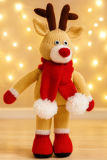 Knitting Pattern Rudolph The