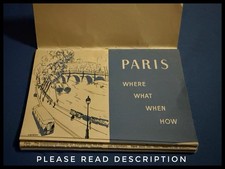 Vintage 1961 Paris France