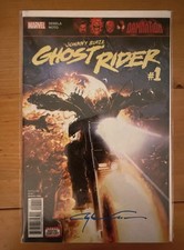 Ghost Rider #1 - Damnation: Johnny Blaze – 2018 – Signed by Colin Crain