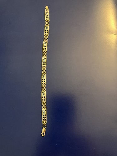 9ct yellow gold blue - blue, topaz