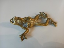 Vintage Solid Brass Frog