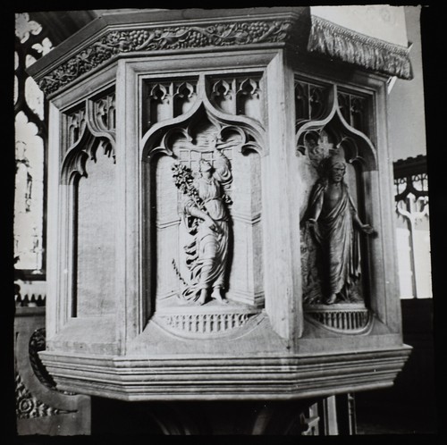 Clapham church pulpit - clapham,