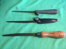 3x Vintage Pad Saws