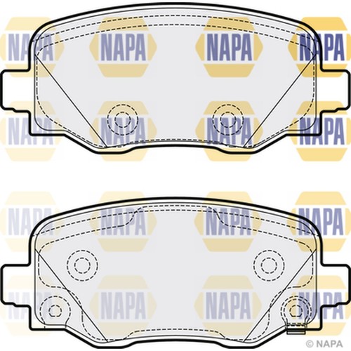 Brake pads set - brake, for