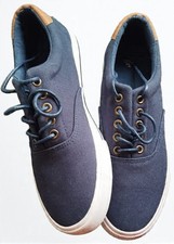 Men's Stylish Navy Canvas Lace