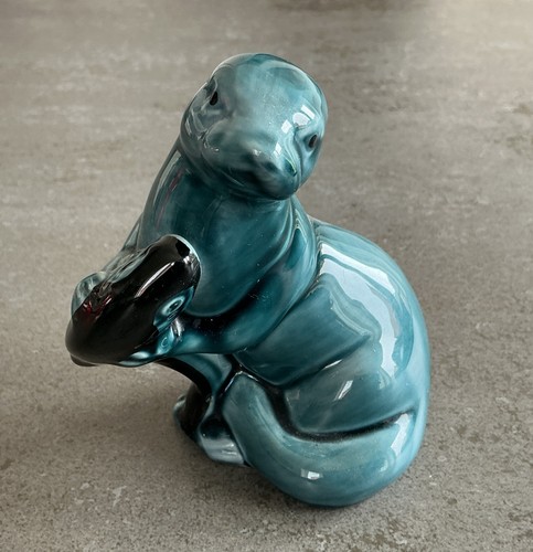 Vintage poole pottery otter - pottery,