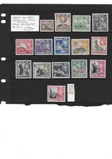 Malta Stamp Collection George VI 1948-53 mm inc 10/- +2/6 variety? SG Cat: £90+?