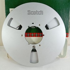 10.5" inch NAB Metal Reel-to-Reel Spool 1/4" Width  Recording Tape Boxed